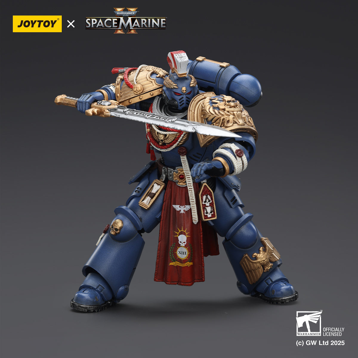 JOYTOY Warhammer 40,000: Space Marine 2 Ultramarines Relic Armour Veterans Squad (Set of 3)