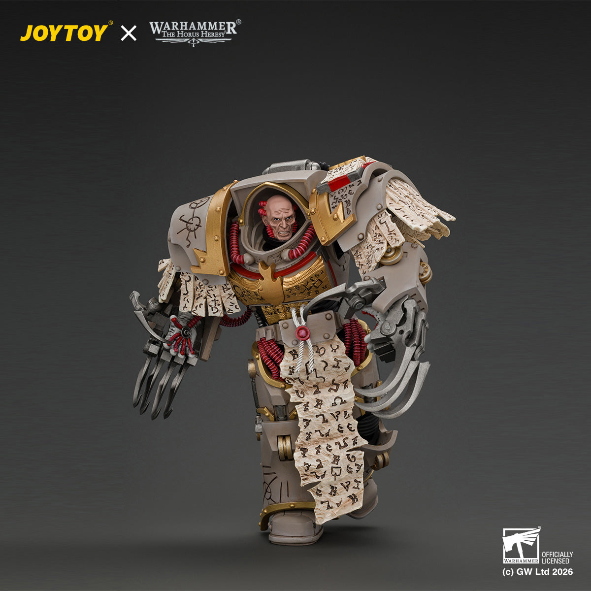 JOYTOY Warhammer The Horus Heresy - Word Bearers Kor Phaeron with Patriarch's Claws