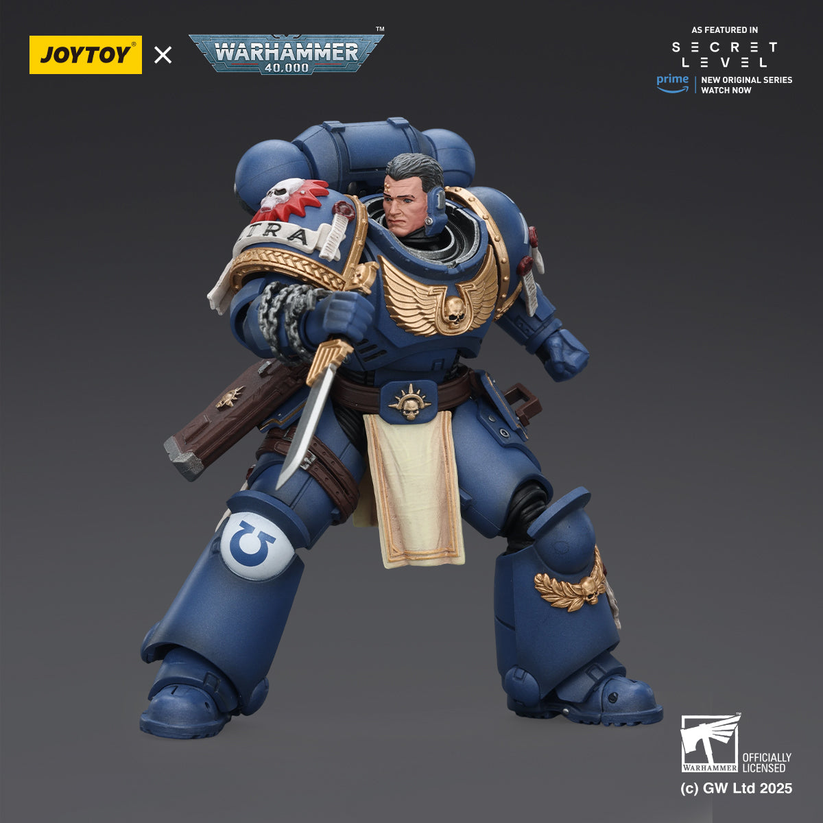 JOYTOY Warhammer 40,000 - Ultramarines Secret Lair Titus Squad Full 4-Piece Set