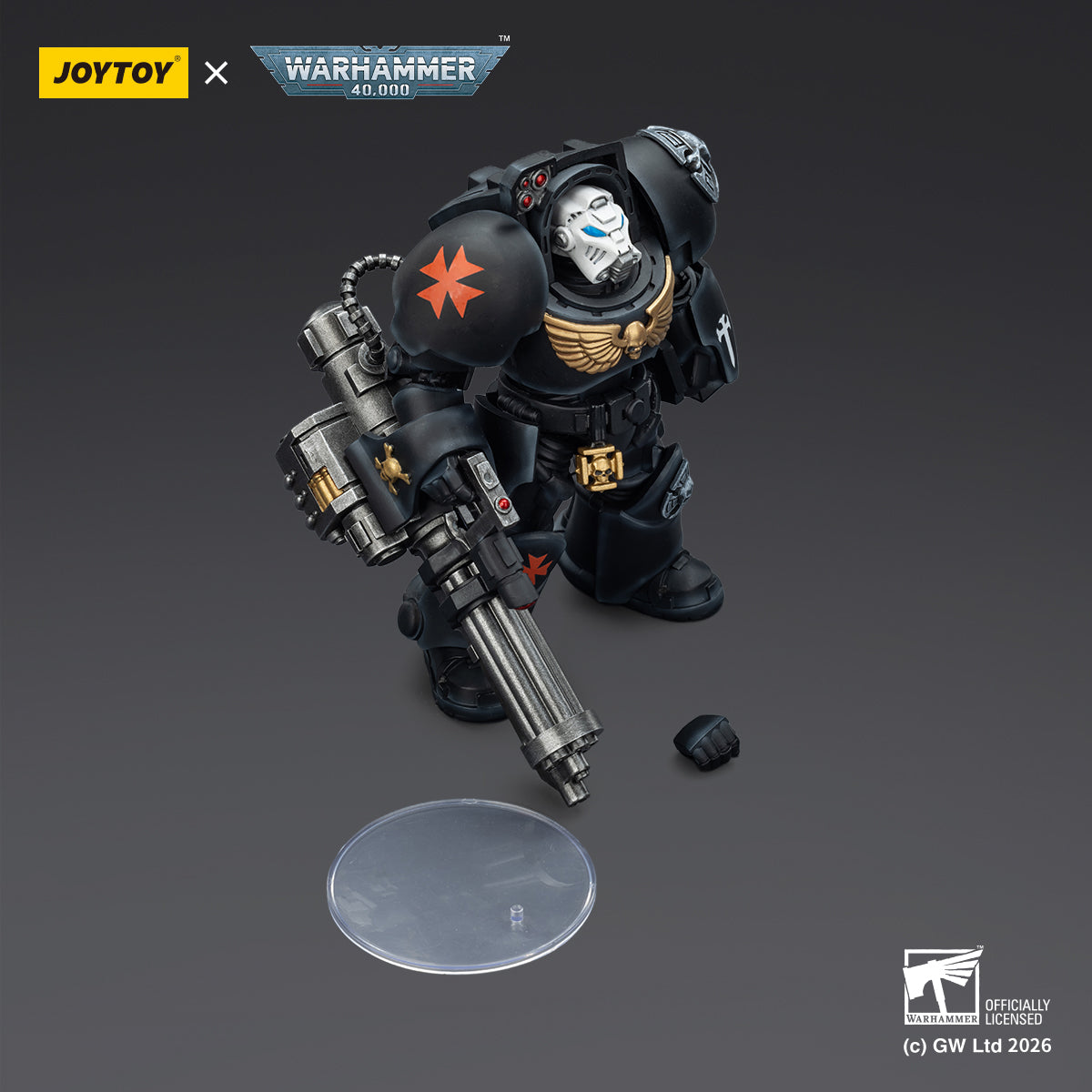 JOYTOY Warhammer 40,000 - Black Templars Terminator Squad (3-Man Unit)
