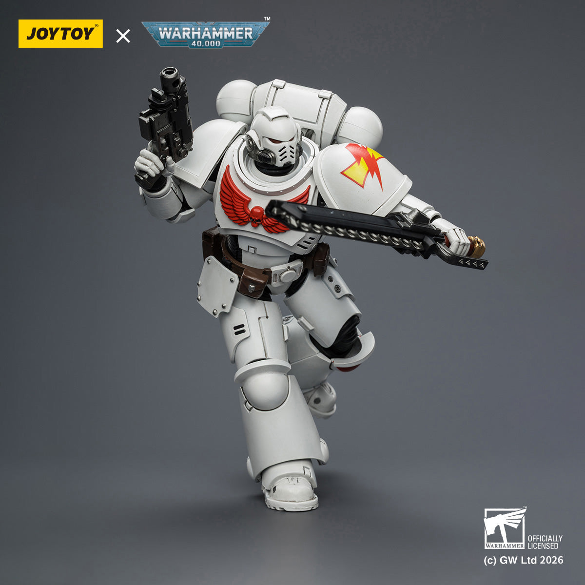 JOYTOY Warhammer 40,000 - Intercessor with Bolt Rifle, Bolt Pistol and Chainsword
