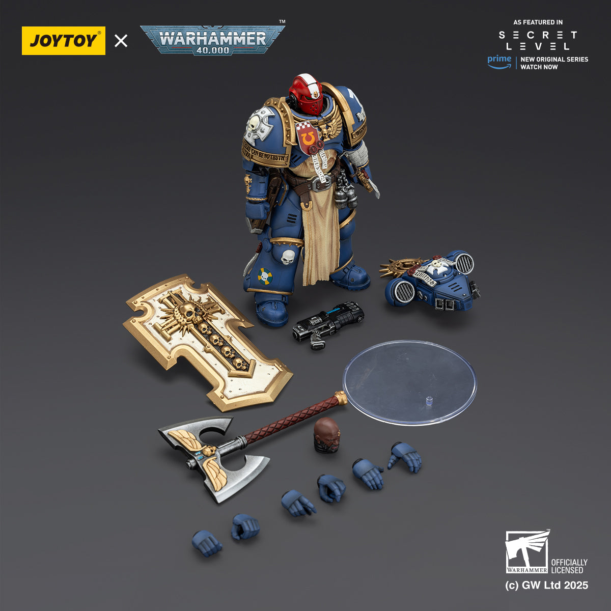 JOYTOY Warhammer 40,000 - Ultramarines Secret Lair Titus Squad Full 4-Piece Set