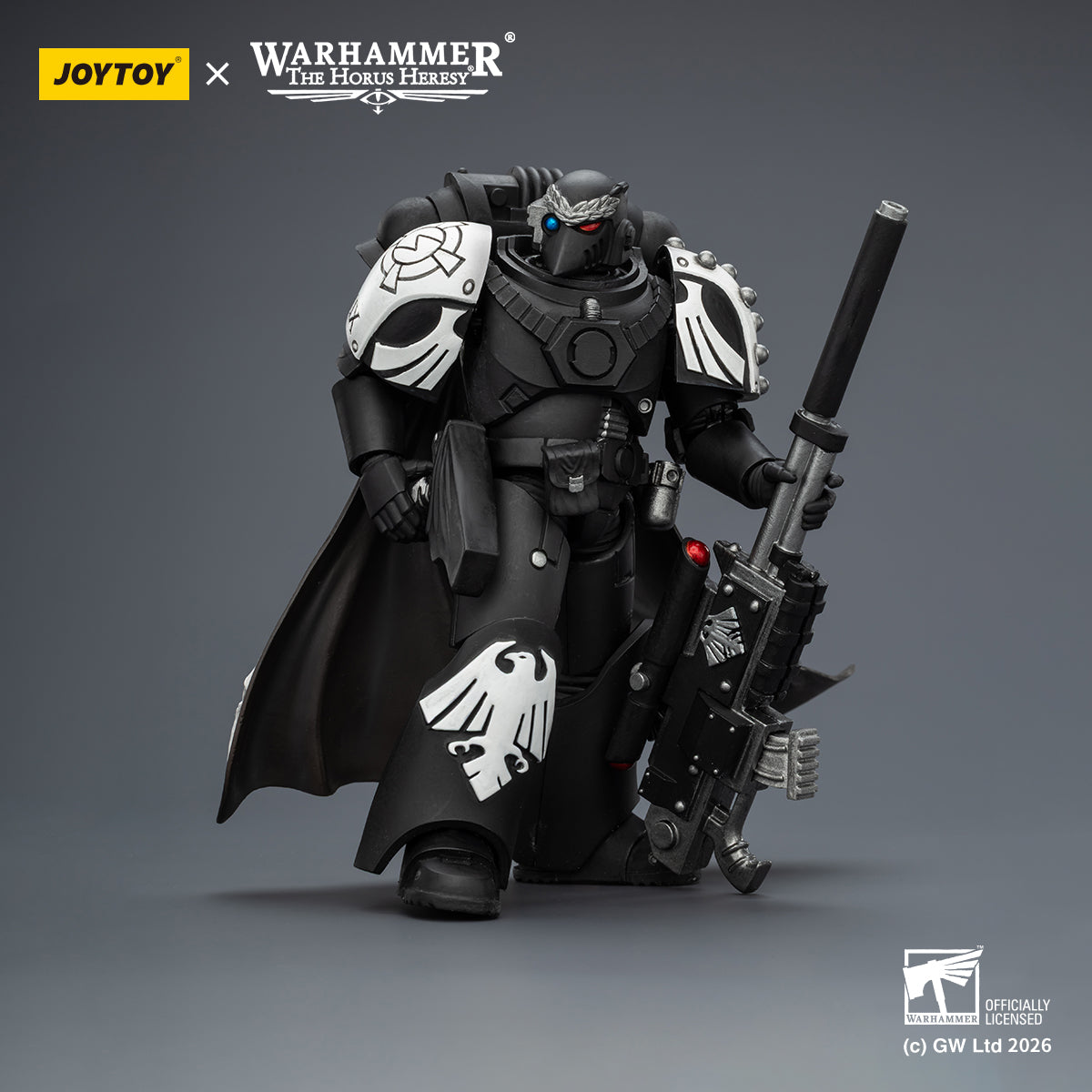 JOYTOY Warhammer The Horus Heresy - Raven Guard Mor Deythan with Nemesis bolt rifle