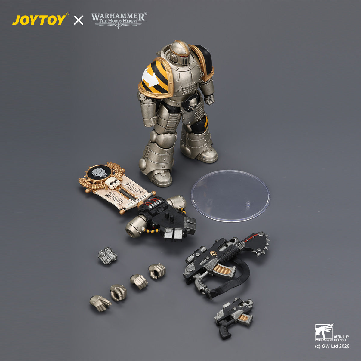 JOYTOY Warhammer The Horus Heresy - Iron Warriors MkII Tactical Squad Set (4 Figures)