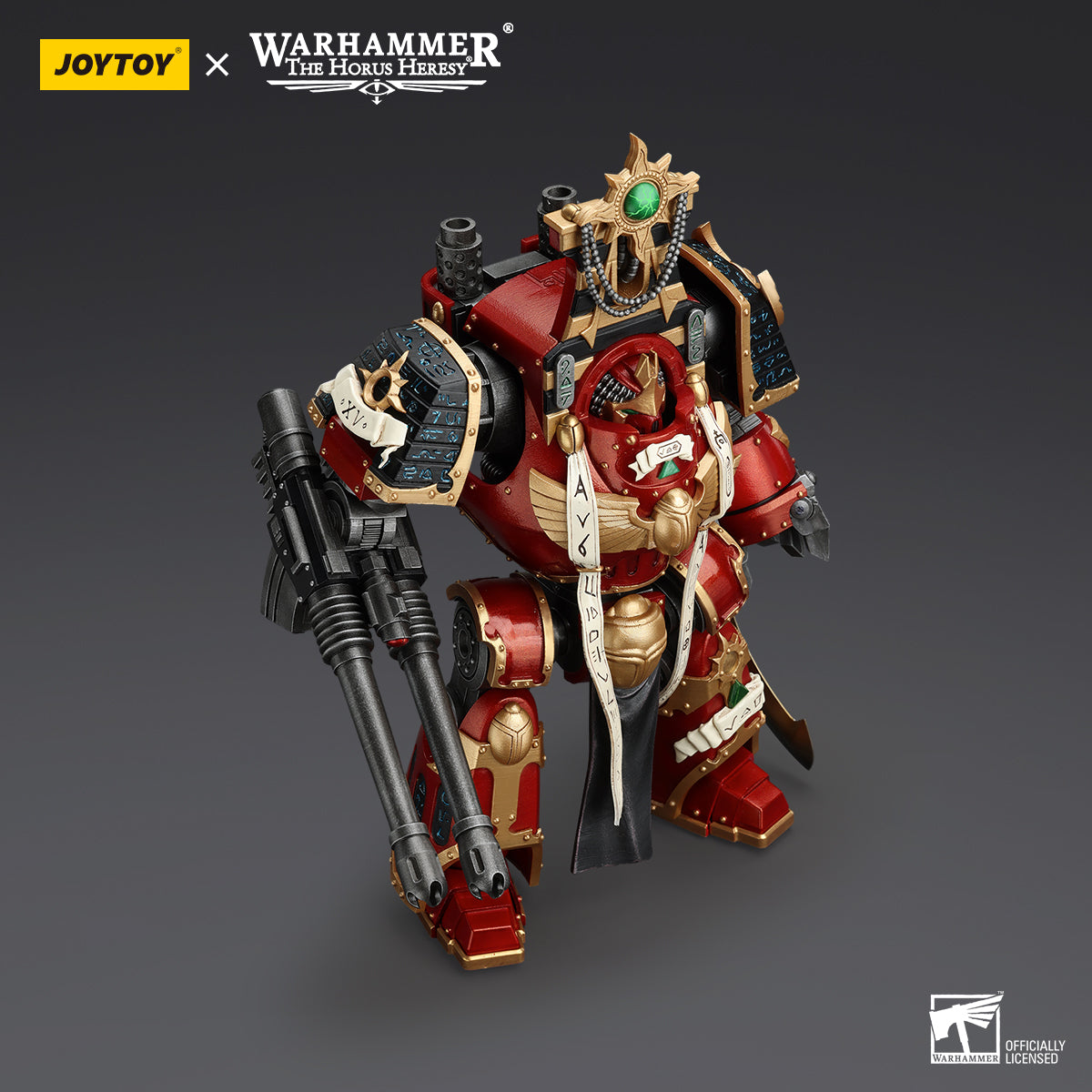 JOYTOY Warhammer The Horus Heresy - Thousand Sons Contemptor-Osiron Dreadnought with Gravis Force Blade and Gravis Autocannon