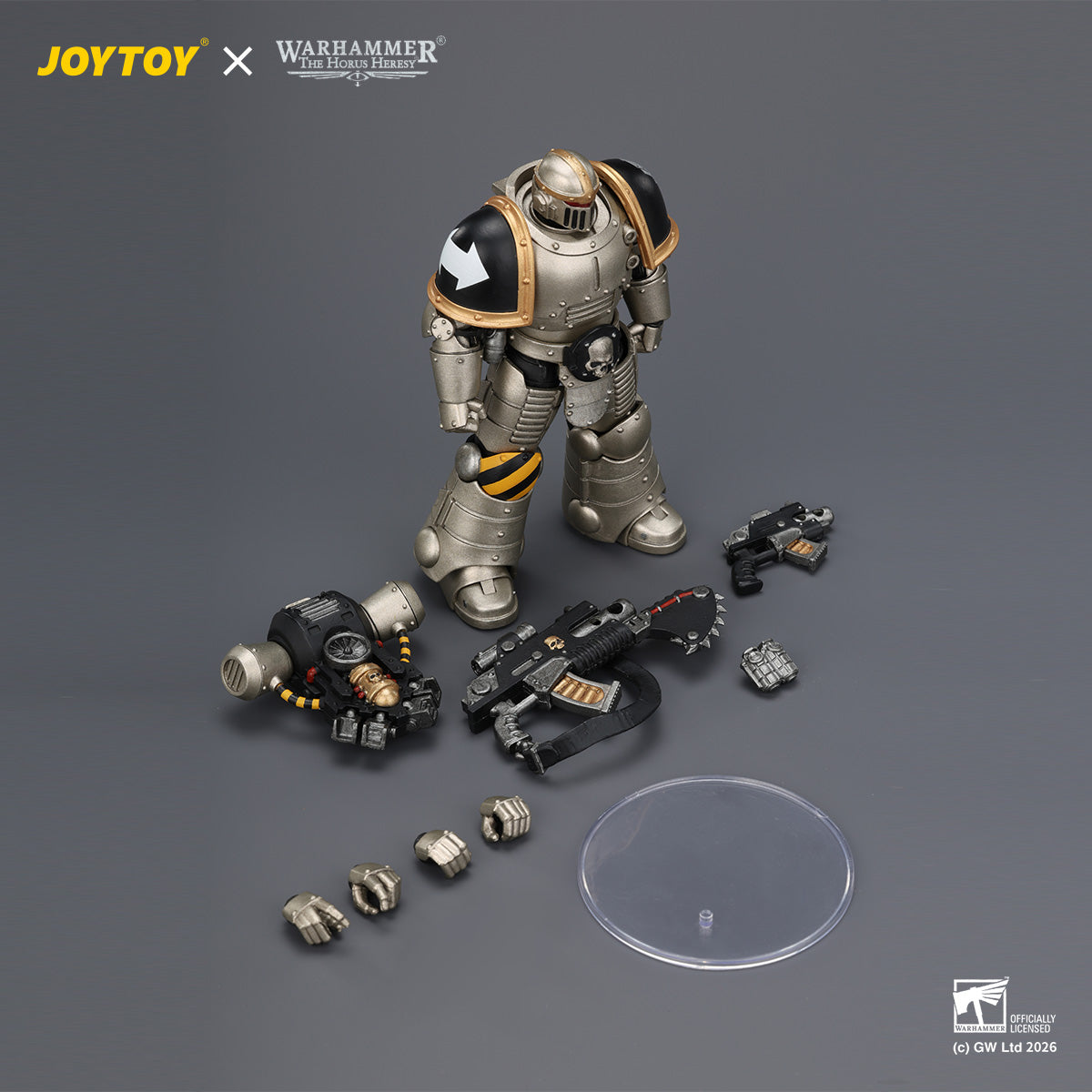 JOYTOY Warhammer The Horus Heresy - Iron Warriors MkII Tactical Squad Set (4 Figures)