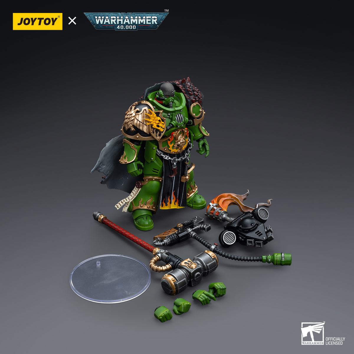 JOYTOY Warhammer 40,000 - Salamanders Captain Adrax Agatone