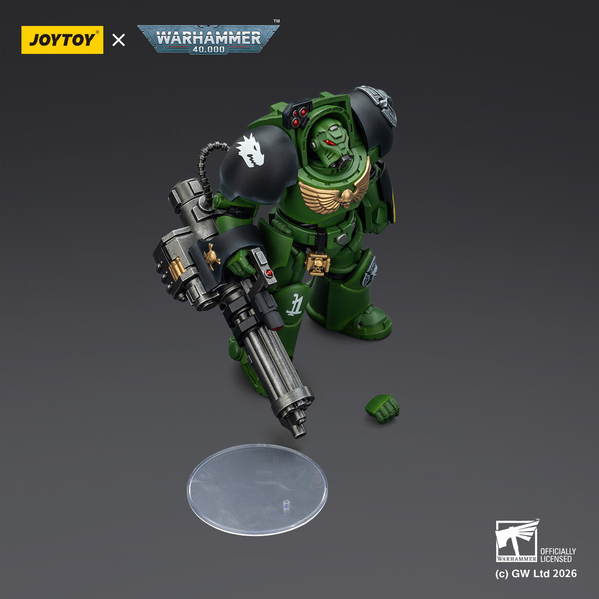 JOYTOY Warhammer 40,000 - Salamanders Terminator Squad (3-Man Unit)