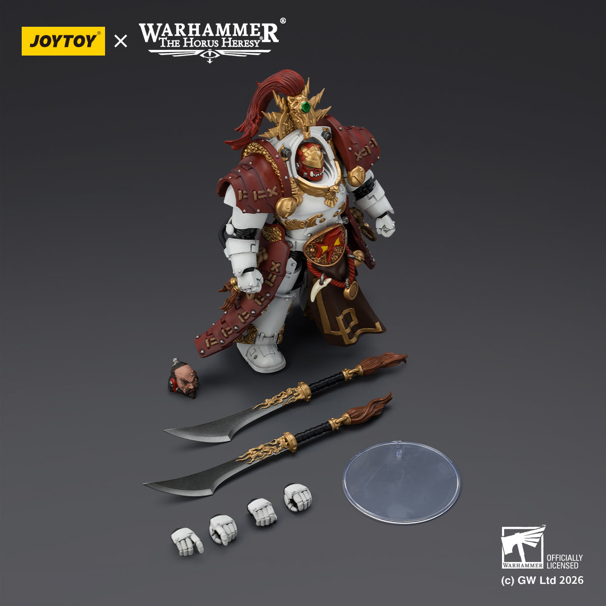 JOYTOY Warhammer The Horus Heresy - White Scars Qin Xa - Master of the Keshig with paired blades‘theTails of the Dragon'