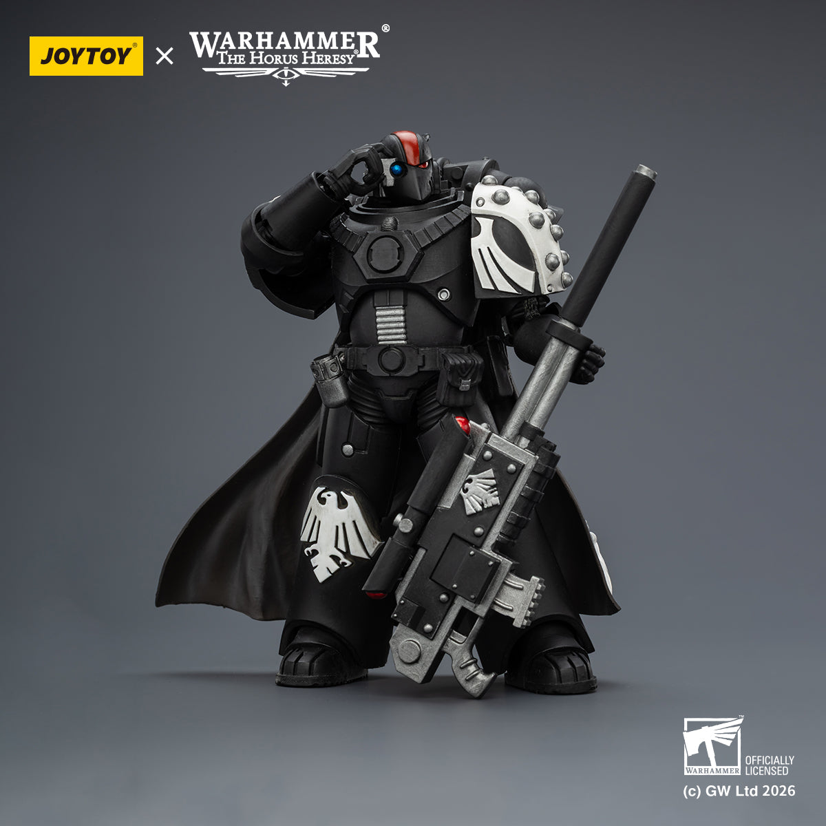 JOYTOY Warhammer The Horus Heresy - Raven Guard Mor Deythan Shade with Nemesis bolt rifle