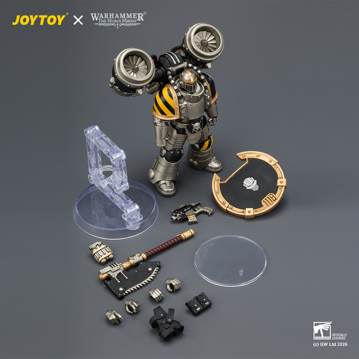 JOYTOY Warhammer The Horus Heresy - Iron Warriors MkII Assault Squad Set (3 Figures)