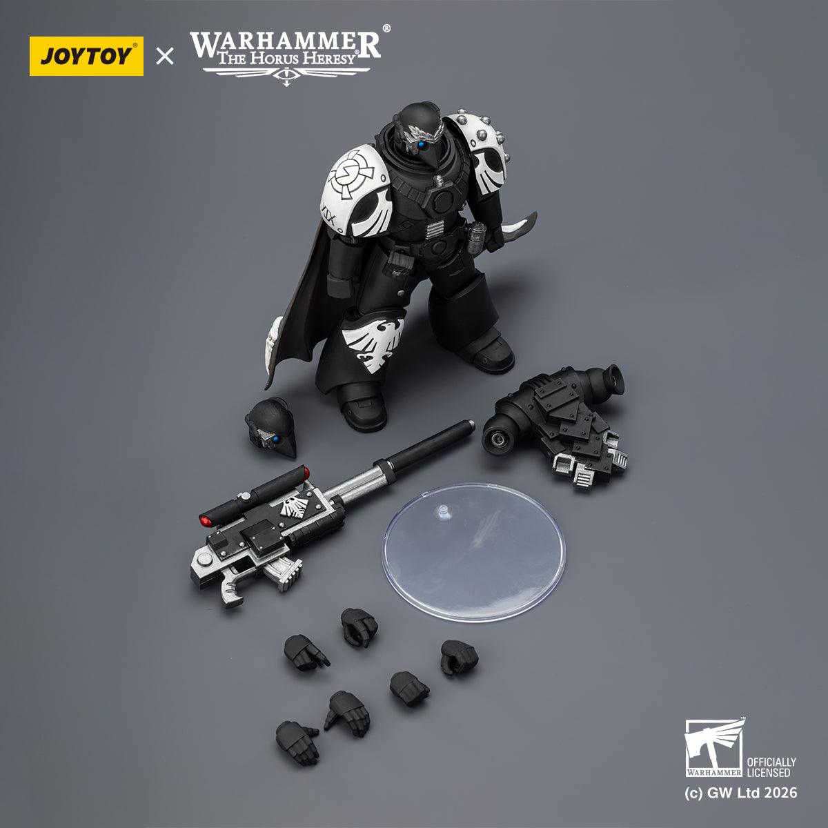 JOYTOY Warhammer The Horus Heresy - Raven Guard Mor Deythan with Nemesis bolt rifle