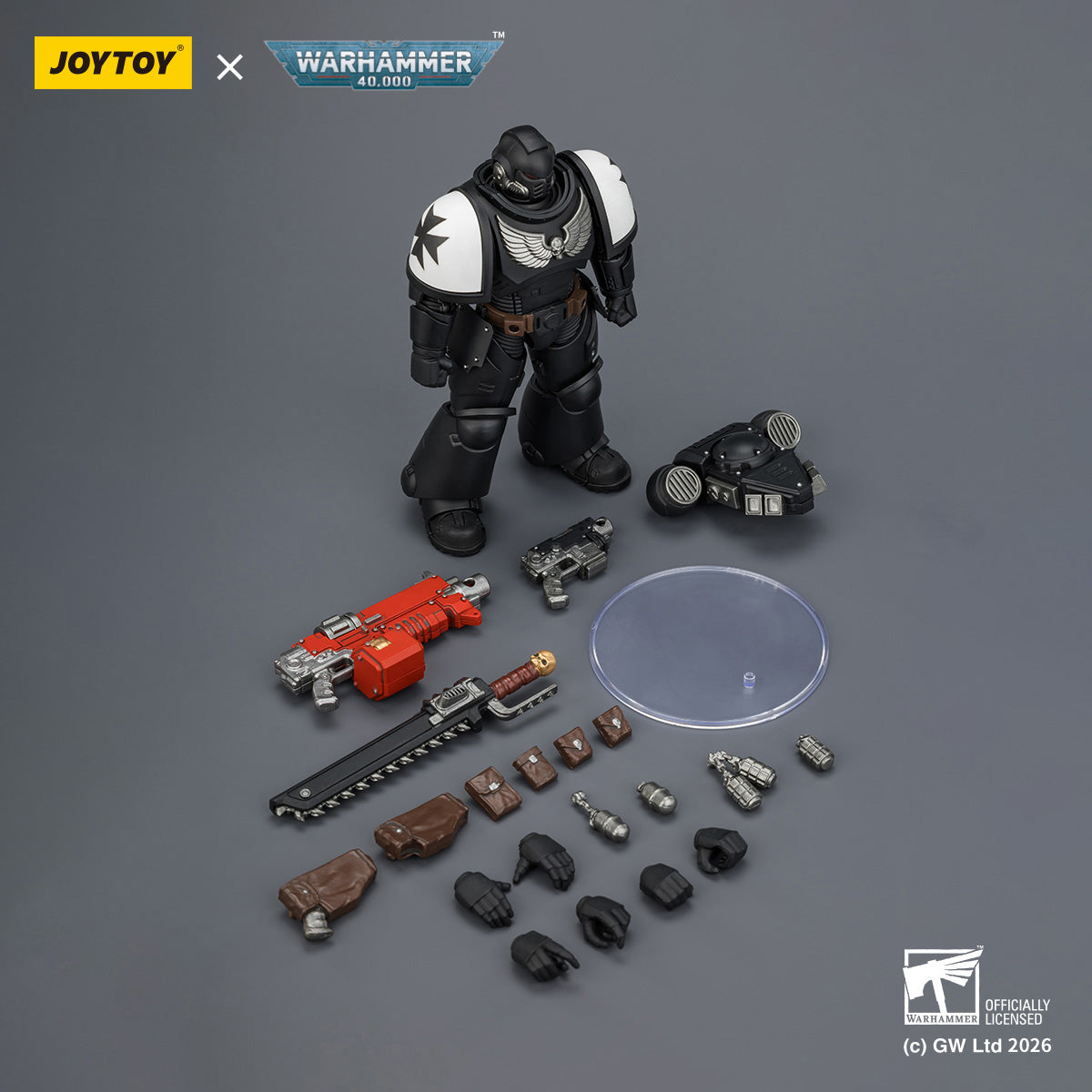 JOYTOY Warhammer 40,000 - Intercessor with Bolt Rifle, Bolt Pistol and Chainsword
