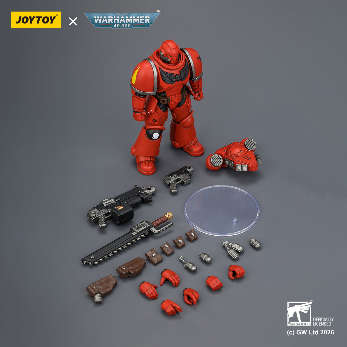 JOYTOY Warhammer 40,000 - Intercessor with Bolt Rifle, Bolt Pistol and Chainsword
