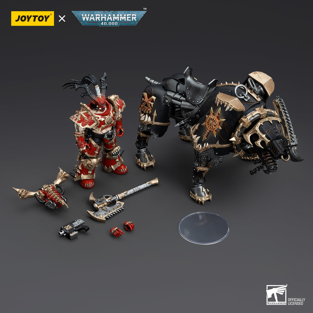JOYTOY Warhammer 40,000 - World Eaters Lord Invocatus