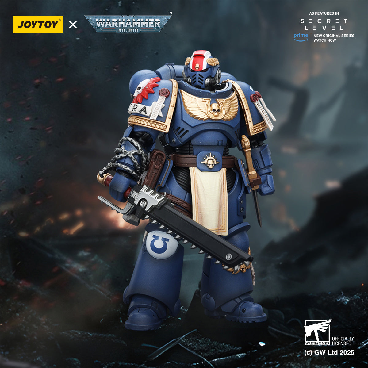 JOYTOY Warhammer 40,000 - Ultramarines Secret Lair Titus Squad Full 4-Piece Set