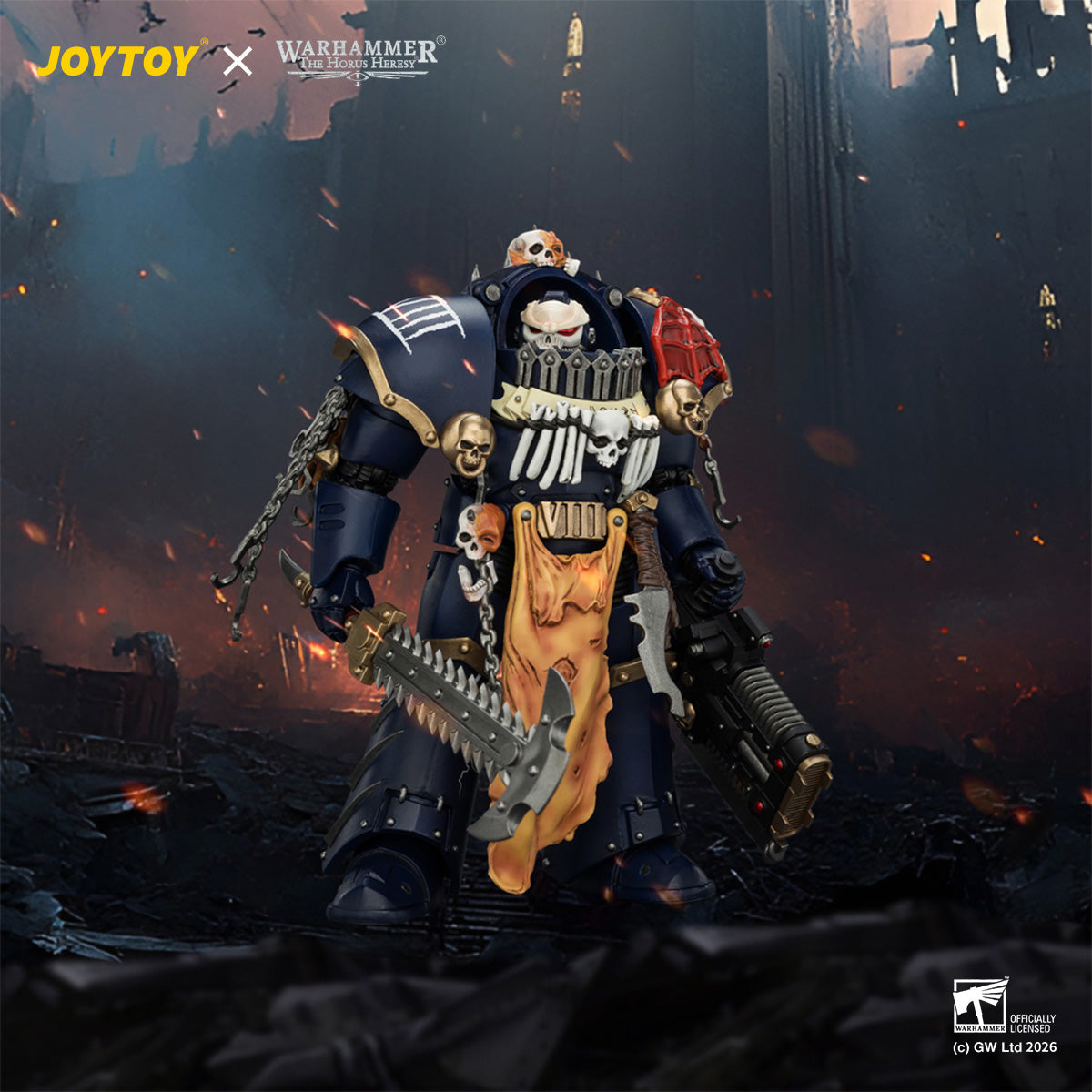 JOYTOY Warhammer The Horus Heresy - Night Lords Contekar Terminator