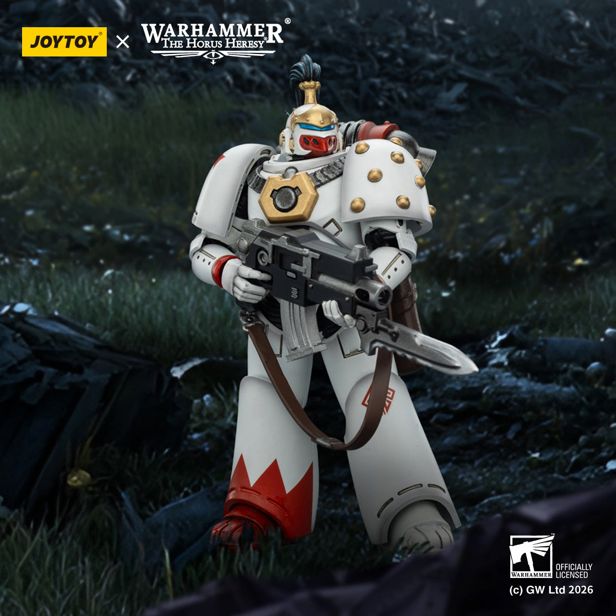 JOYTOY Warhammer The Horus Heresy - White Scars MKVI Tactical Legionary