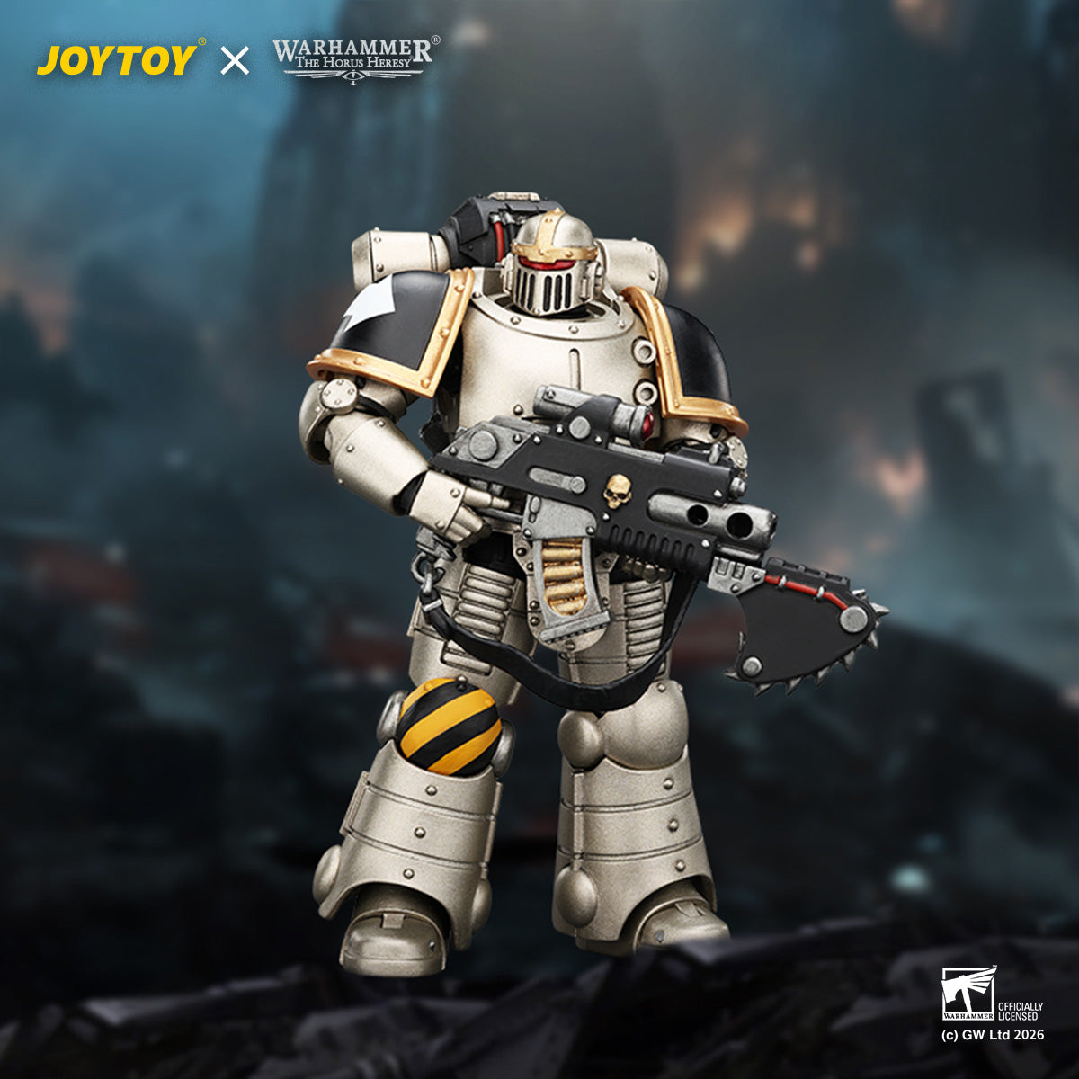 JOYTOY Warhammer The Horus Heresy - Iron Warriors MkII Tactical Squad Set (4 Figures)