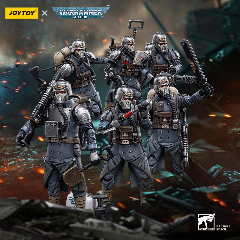 JOYTOY Warhammer 40,000 - Astra Militarum Death Korps of Krieg Veteran Squad