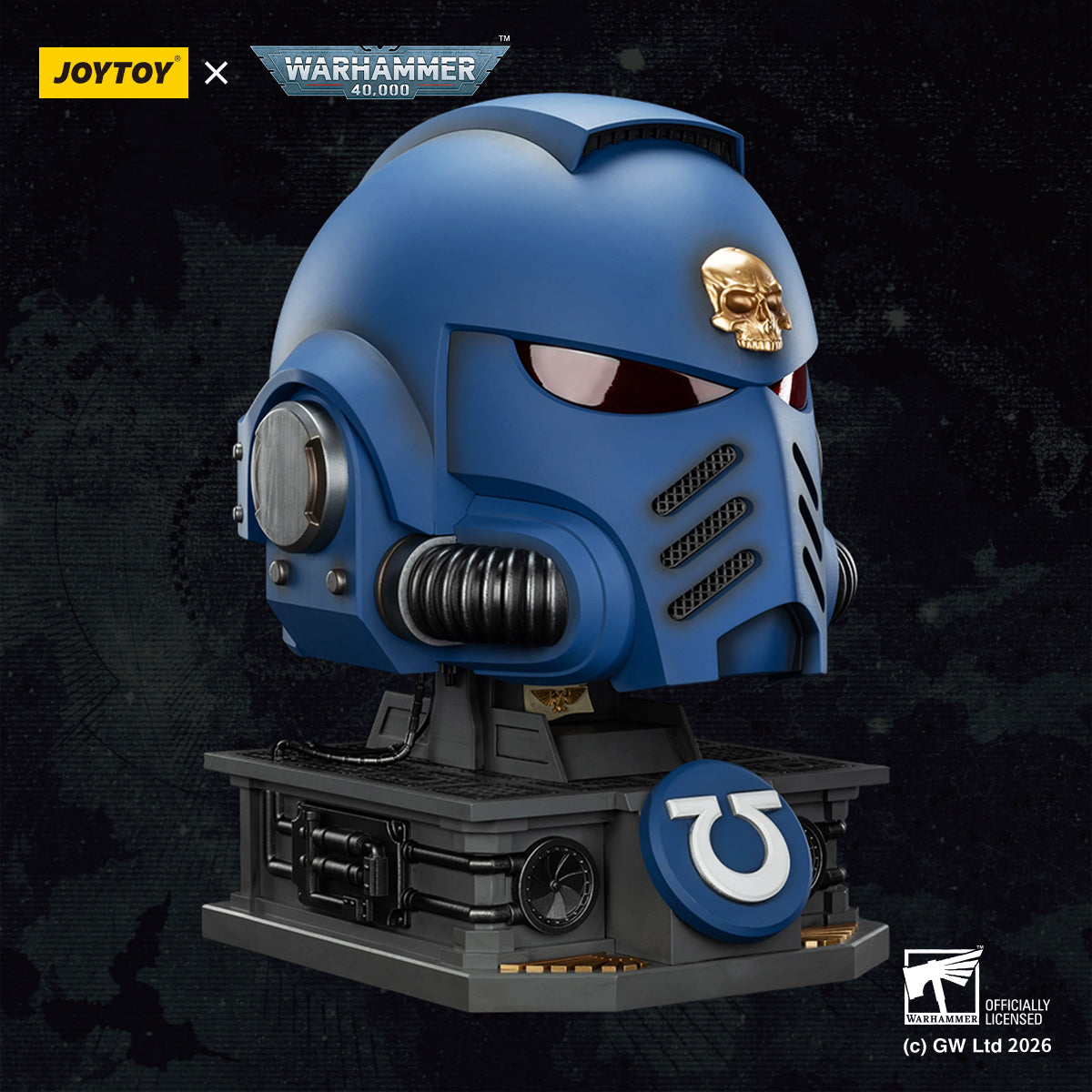 JOYTOY Warhammer 40,000 - Ultramarines Captain MkX Helmet