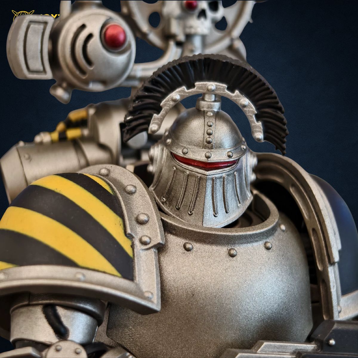Iron Warriors Helmet Head Sculpt Set โ Upgrade Part