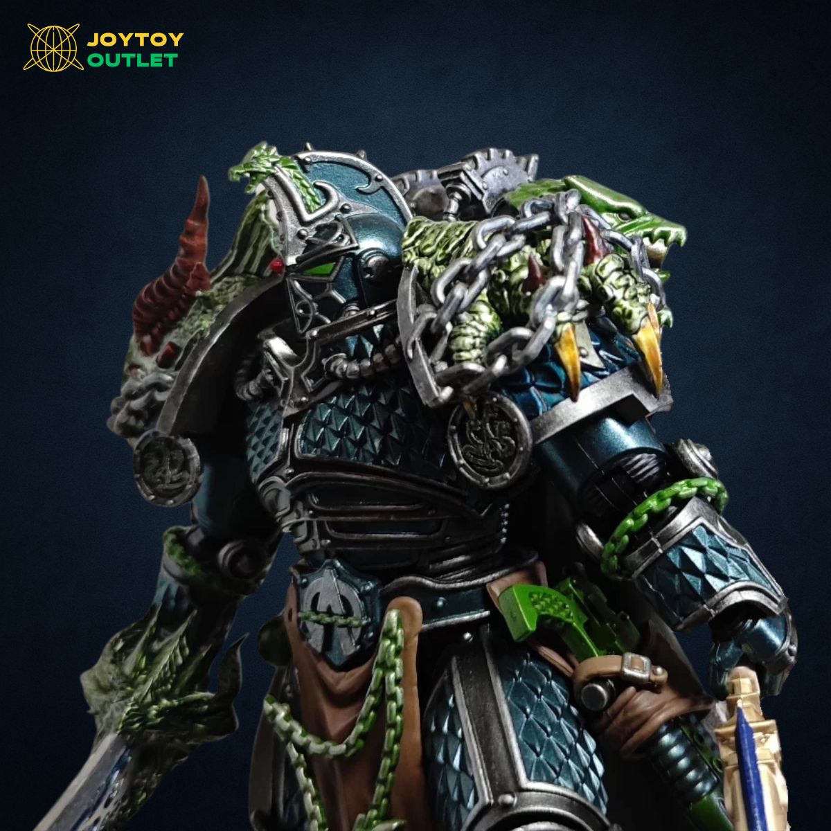 Alpha Legion Alpharius Serpent’s Deception Primarch Shoulder Pad Set – Upgrade Part