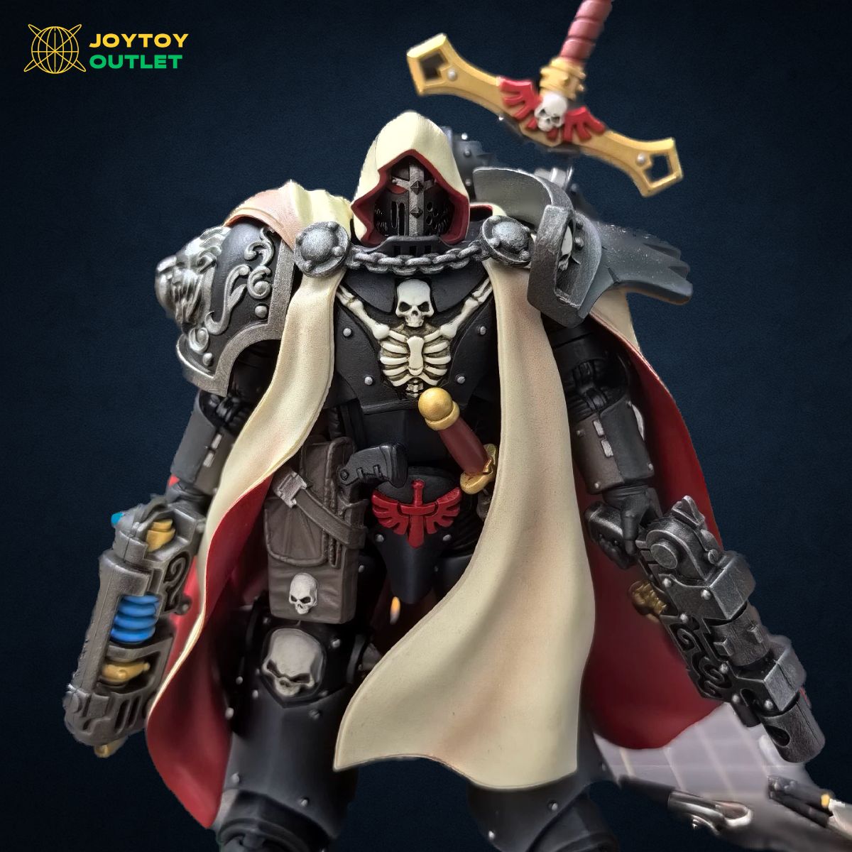 Dark Angels Cypher Hooded Helmet Head Sculpt โ Upgrade Part