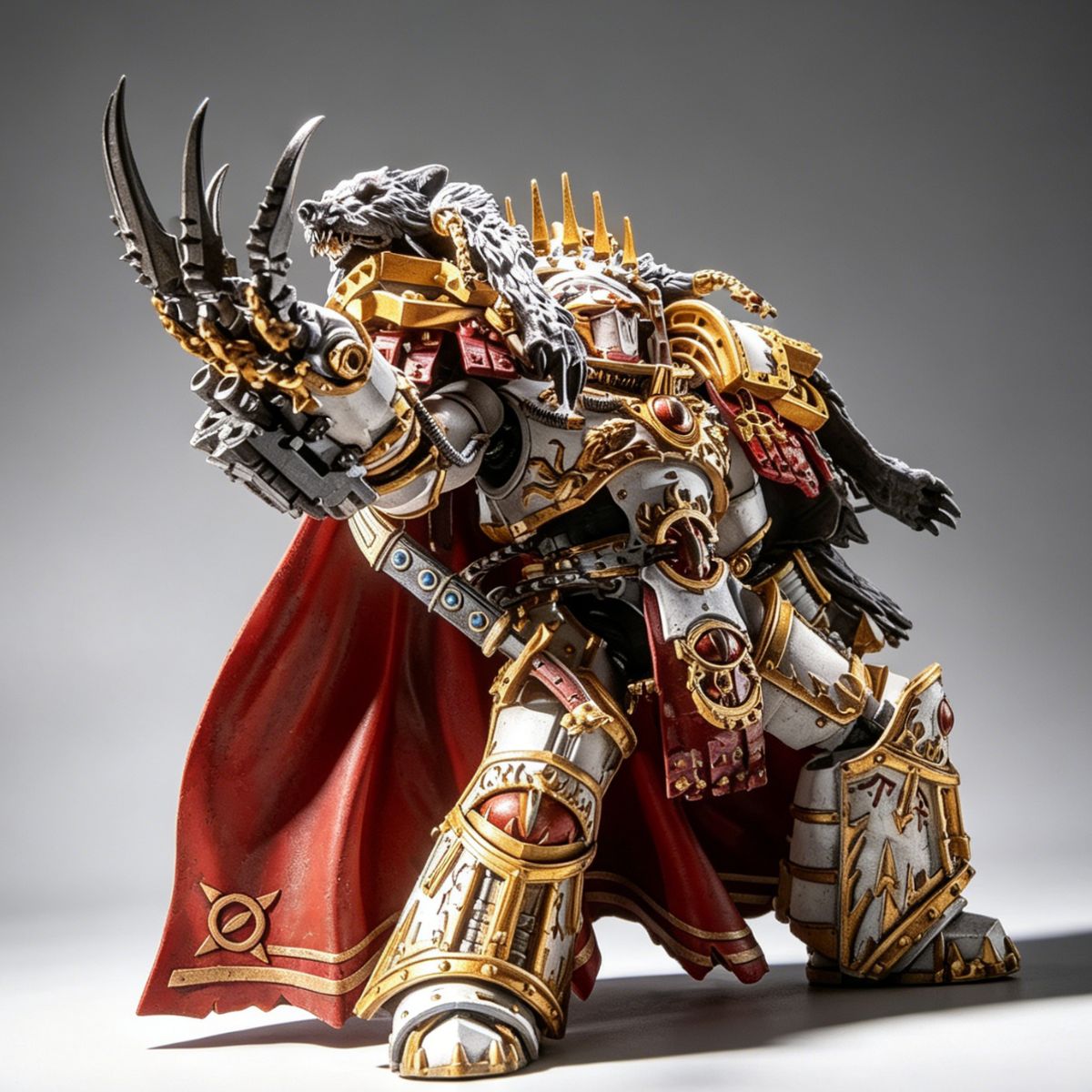 Sons of Horus Warmaster Horus Lupercal Albino Repaint – Custom Repaint