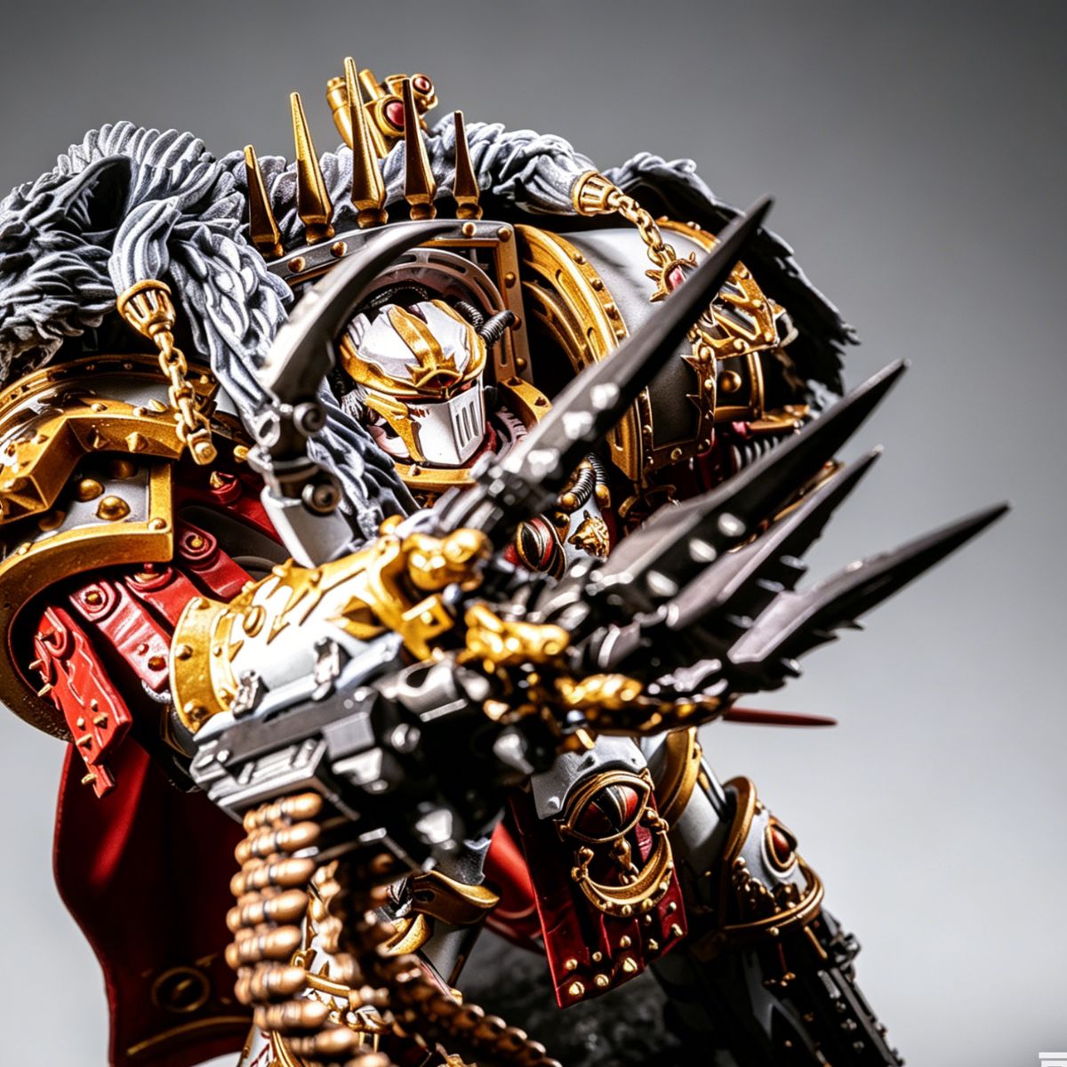 Sons of Horus Warmaster Horus Lupercal Albino Repaint – Custom Repaint