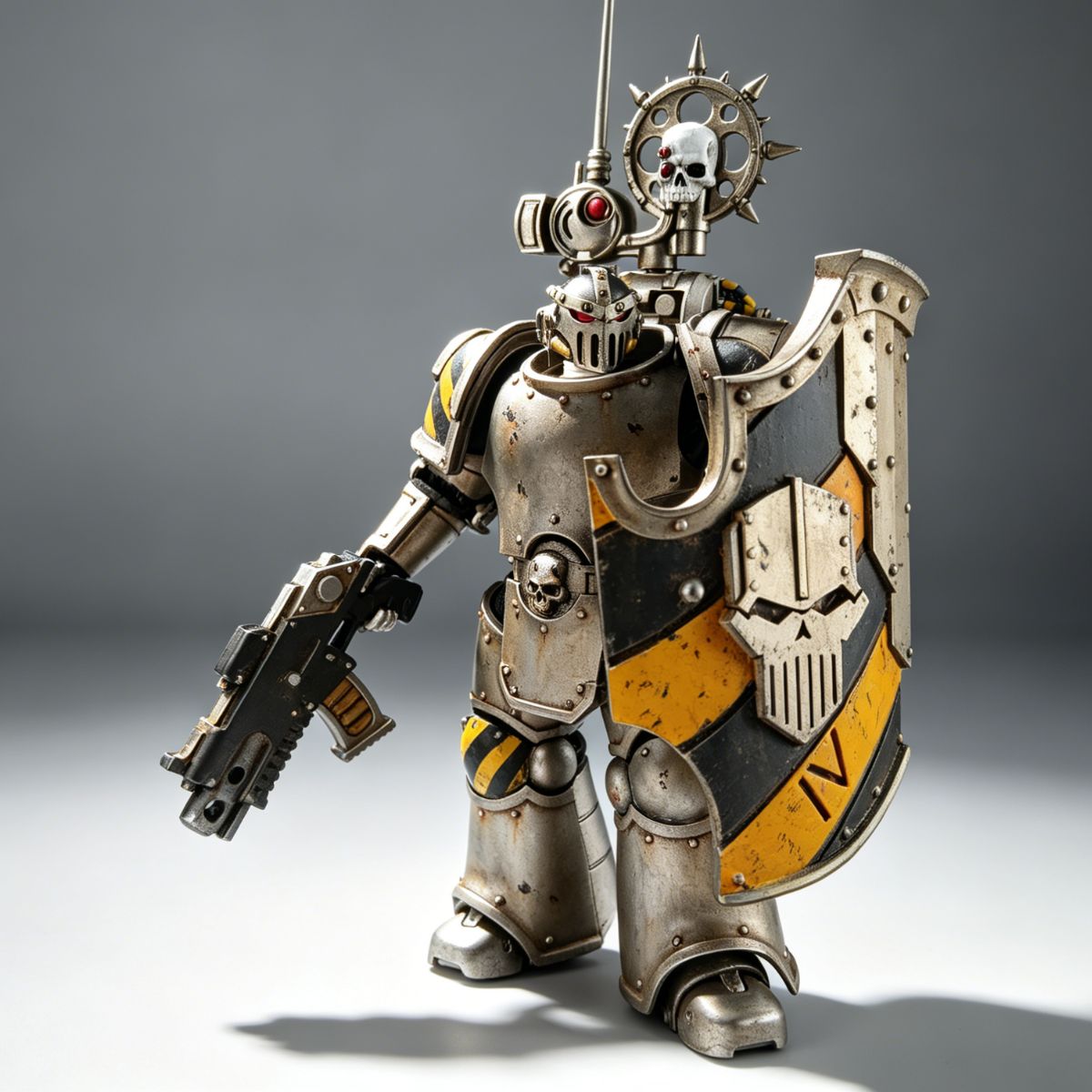 Iron Warriors Battle-Worn Armor โ Custom Repaint