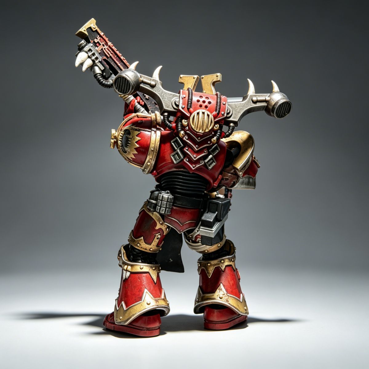 World Eaters Khorne Berzerker โ Battle-Worn Custom Repaint