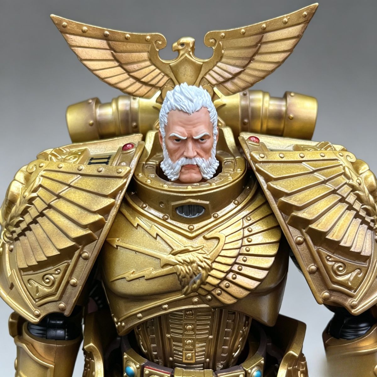 Imperial Fists Rogal Dorn Aged Version Head Sculpt โ Upgrade Part