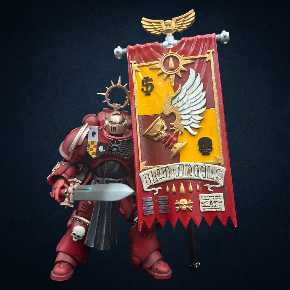 Blood Angels Chapter Banner โ Upgrade Part