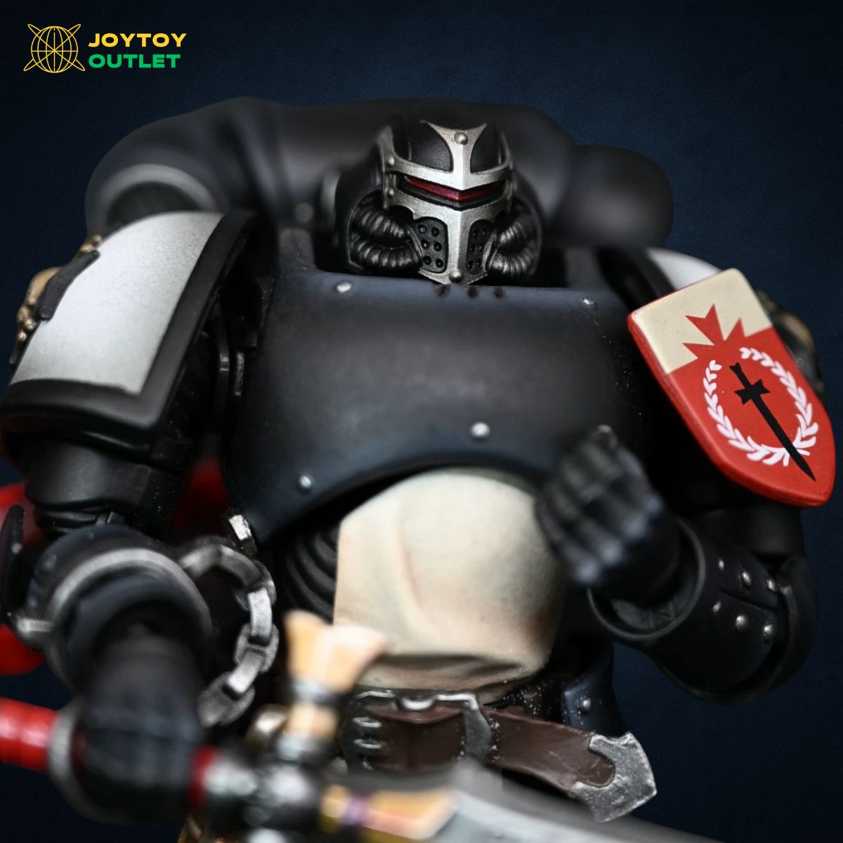 Black Templars Emperor’s Champion Style Helmet Head Sculpt – Upgrade Part