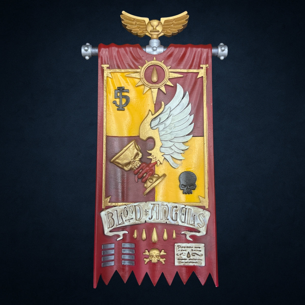 Blood Angels Chapter Banner โ Upgrade Part
