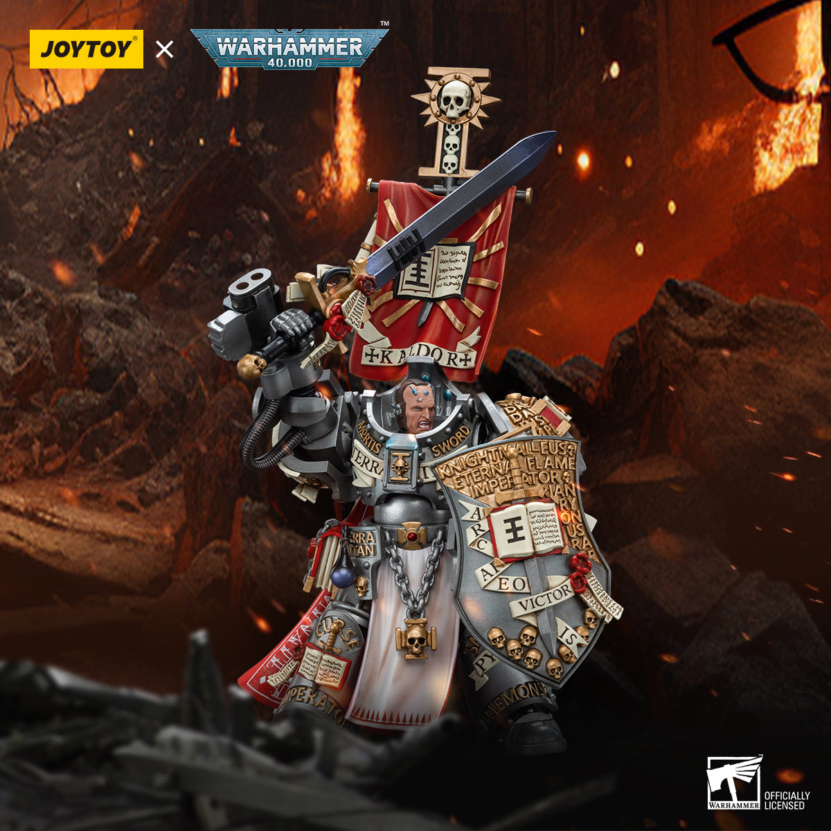 JOYTOY Warhammer 40,000 - Grey Knights Kaldor Draigo