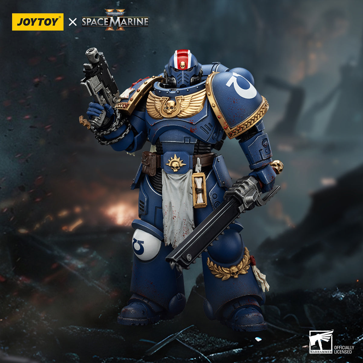 JoyToy Warhammer 40,000: Space Marine 2 Ultramarines Titus Squad(Collector Edition)