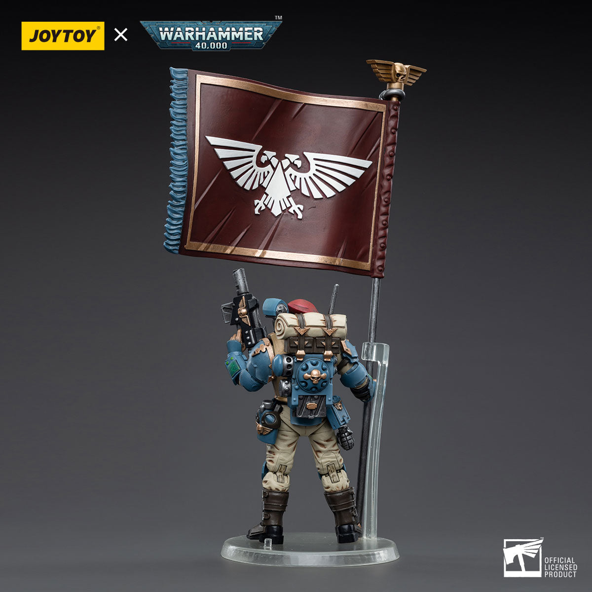 JOYTOY Warhammer 40,000 - Astra Militarum Tempestus Scions Command Squad 55th Kappic Eagles Banner Bearer