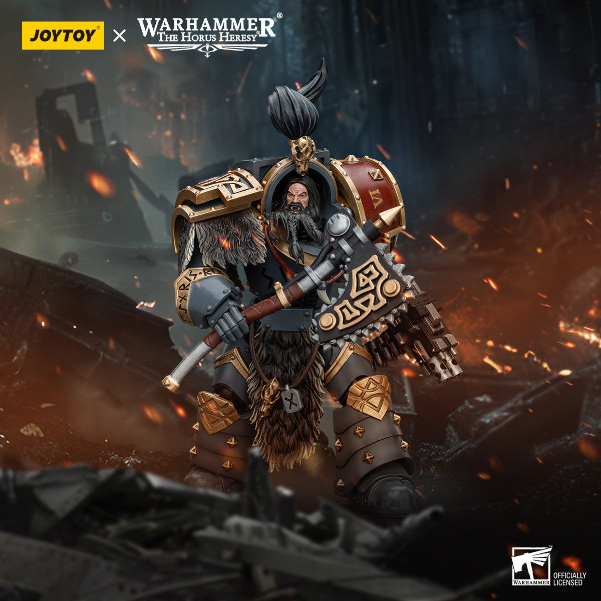 JOYTOY Warhammer The Horus Heresy - Space Wolves Varagyr Wolf Guard Terminator #1