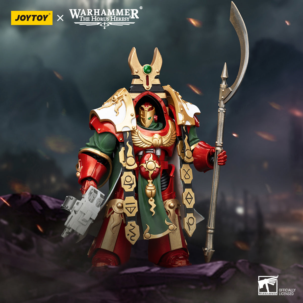JOYTOY Warhammer The Horus Heresy - Thousand Sons Praetor in Cataphractii Terminator Armour