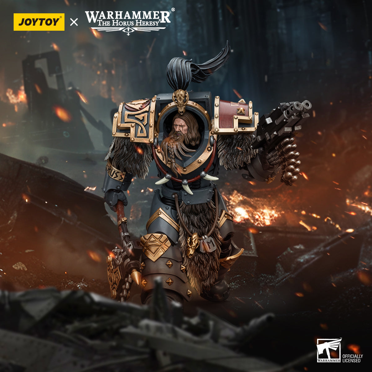 JOYTOY Warhammer The Horus Heresy - Space Wolves Varagyr Wolf Guard Terminator #2
