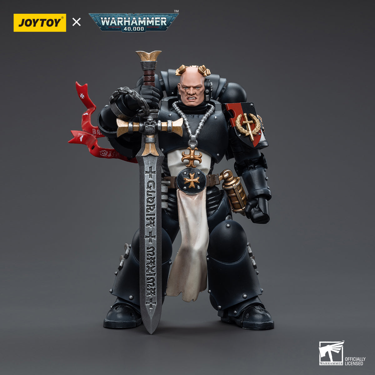 JOYTOY Warhammer 40,000 - Black Templars Emperor' Champion Bayard' Revenge