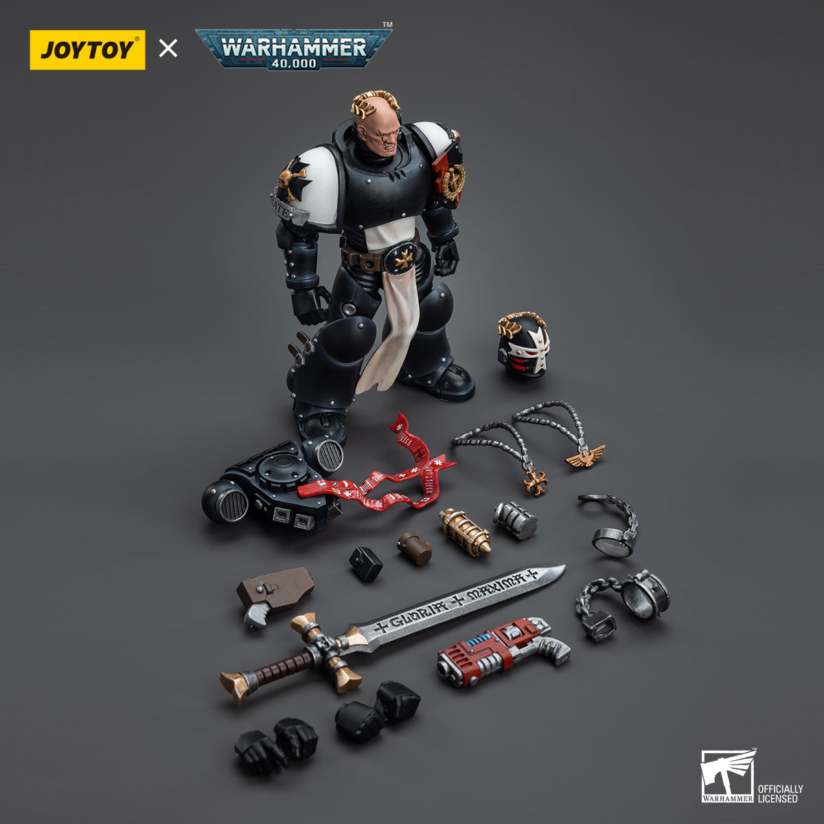JOYTOY Warhammer 40,000 - Black Templars Emperor' Champion Bayard' Revenge