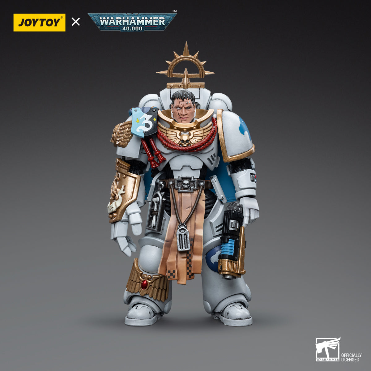 JOYTOY Warhammer 40,000 - Space Marine Captain Messinius