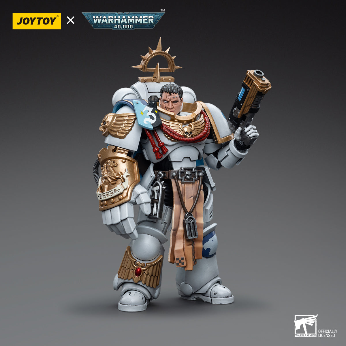 JOYTOY Warhammer 40,000 - Space Marine Captain Messinius