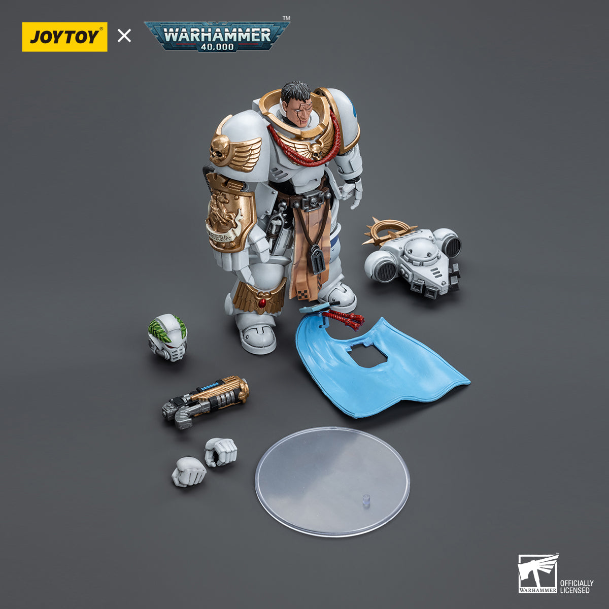 JOYTOY Warhammer 40,000 - Space Marine Captain Messinius
