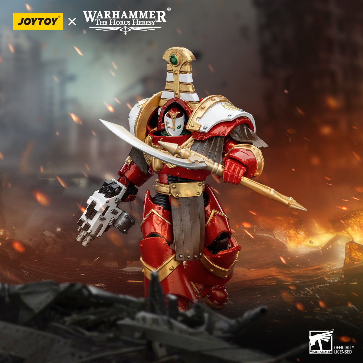 JOYTOY Warhammer The Horus Heresy - Thousand Sons Sekhmet Terminator Cabal Sekhmet With Combi Bolter And Achea Force Weapon