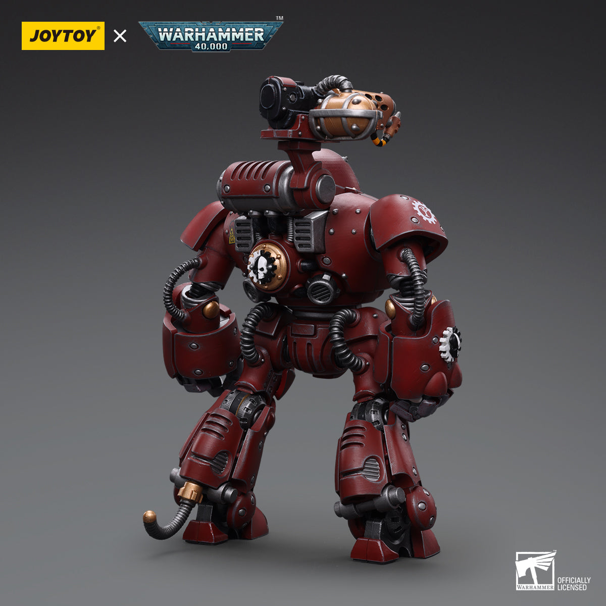 Back view of the Kastelan Robot. The power core and vent stacks dominate the rear, surrounded by armored plating and mechanical joints.