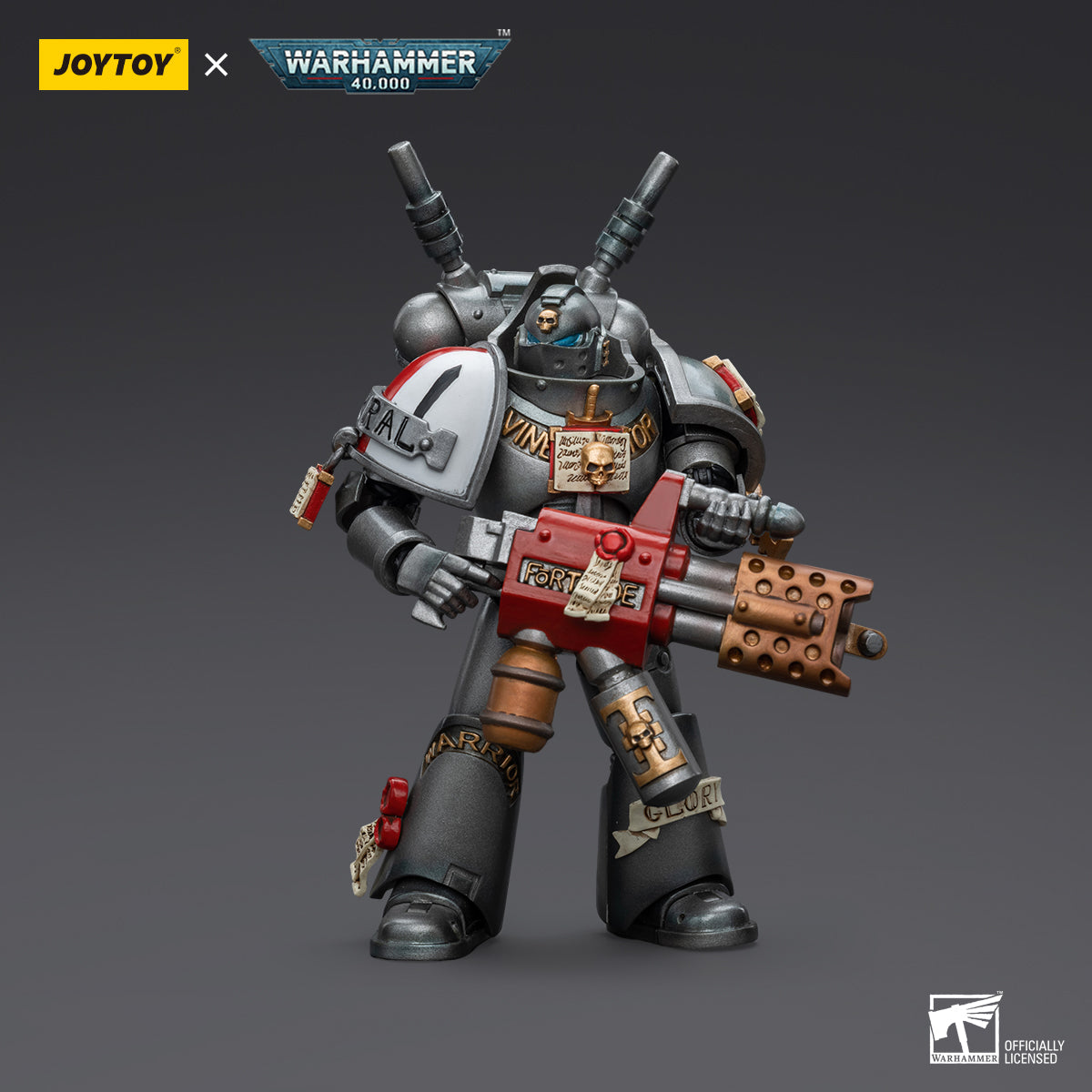 JOYTOY Warhammer 40,000 - Grey Knights Interceptor Squad Interceptor with Incinerator